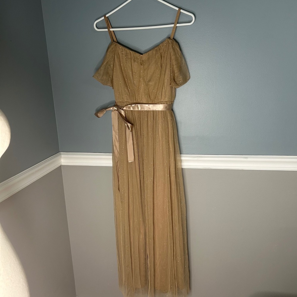 Candalite Petite Tulle Maxi Dress Off Shoulder‎ sparkle fairycore Enchanted